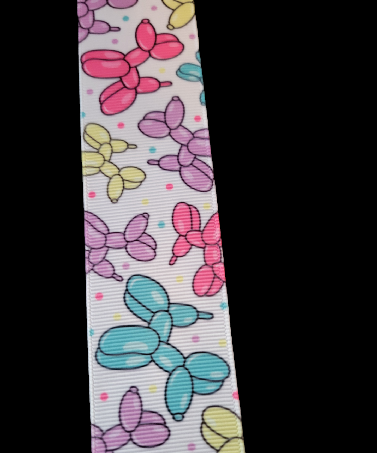 USDR Balloon animals grosgrain ribbon - Sold by the Yard