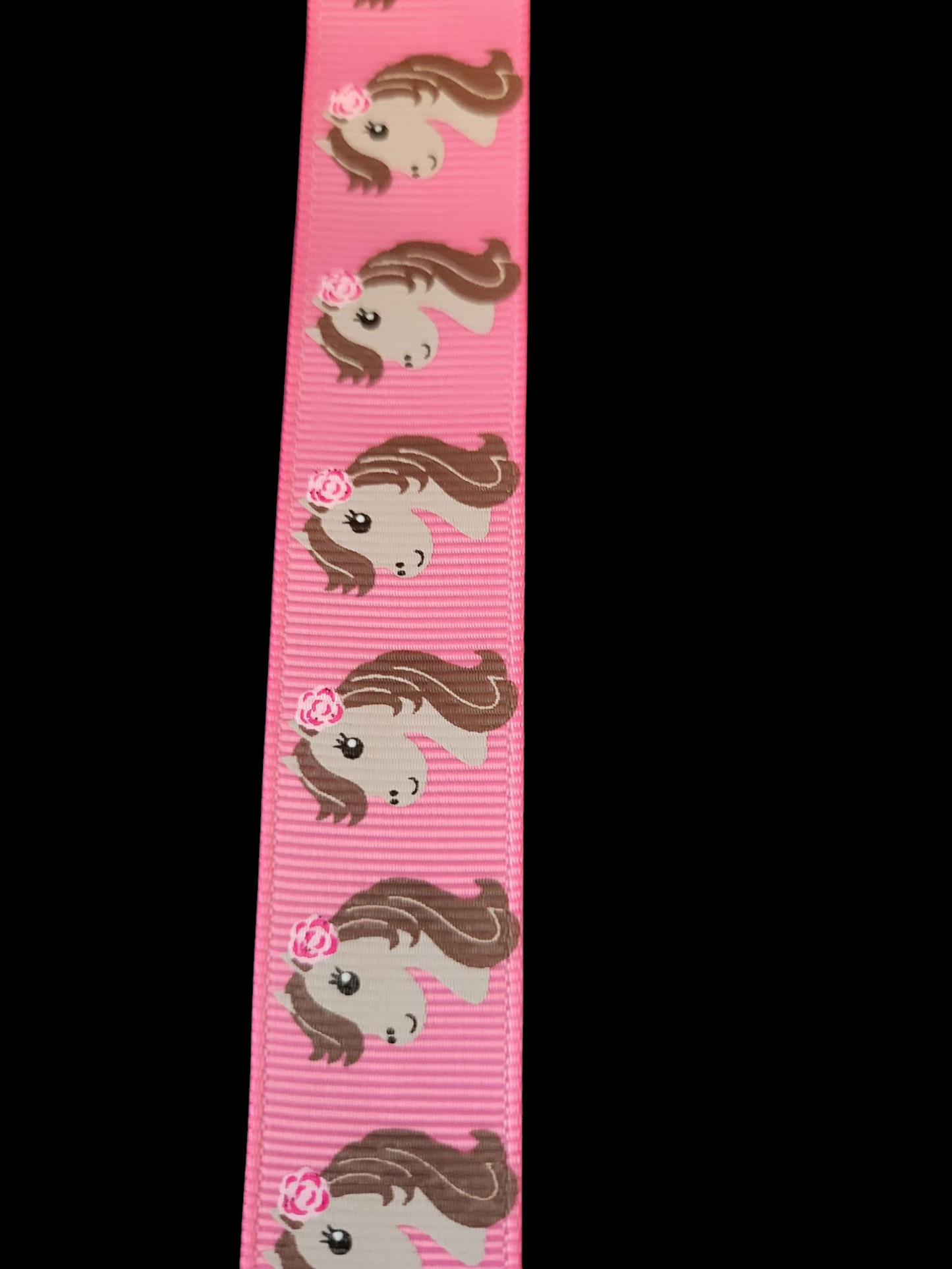 USDR Horse Head grosgrain ribbon - Sold by the Yard
