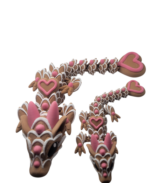 3D Gingerbread dragon