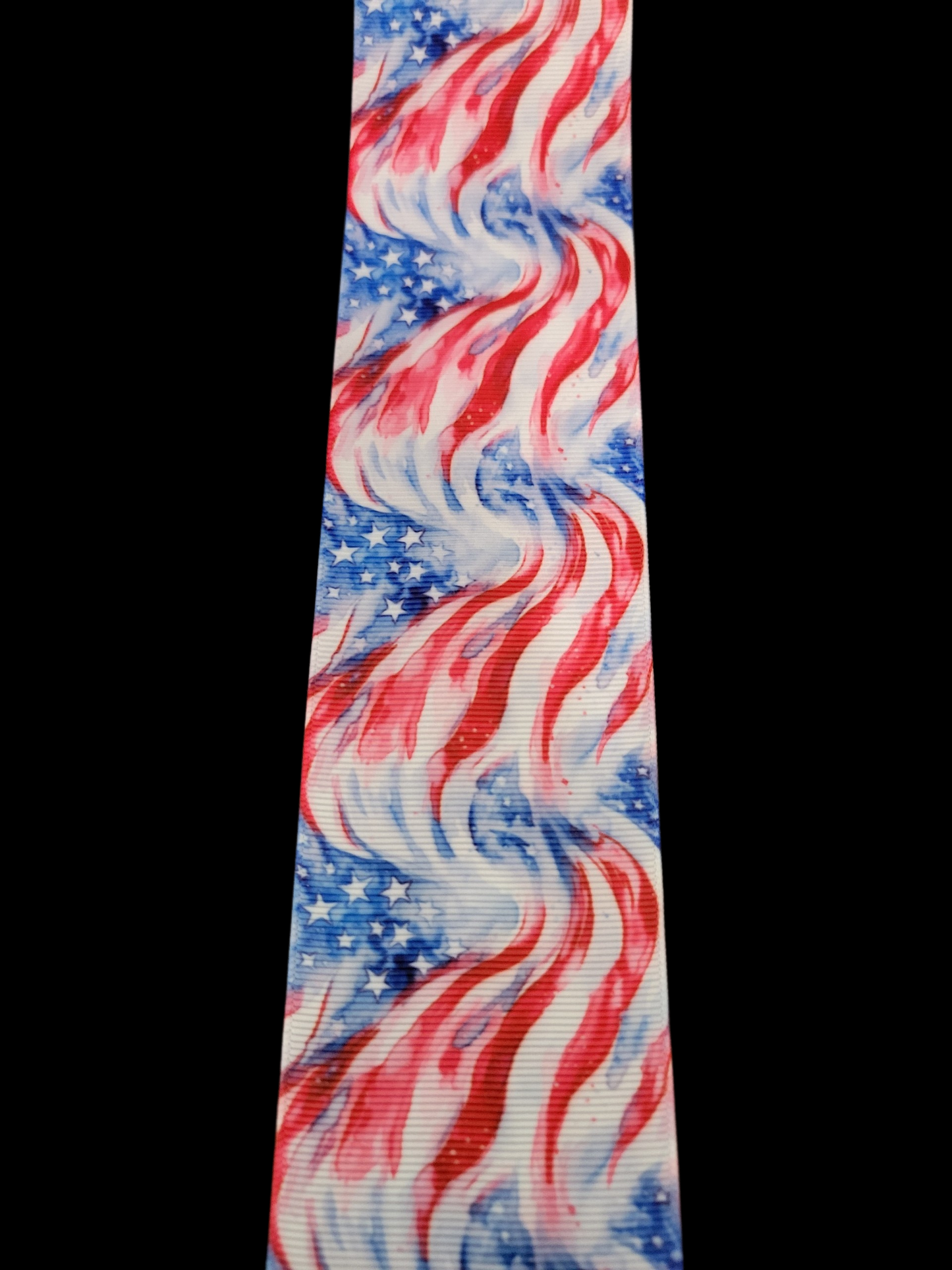 USDR Wavy American Flag grosgrain ribbon - Sold by the Yard