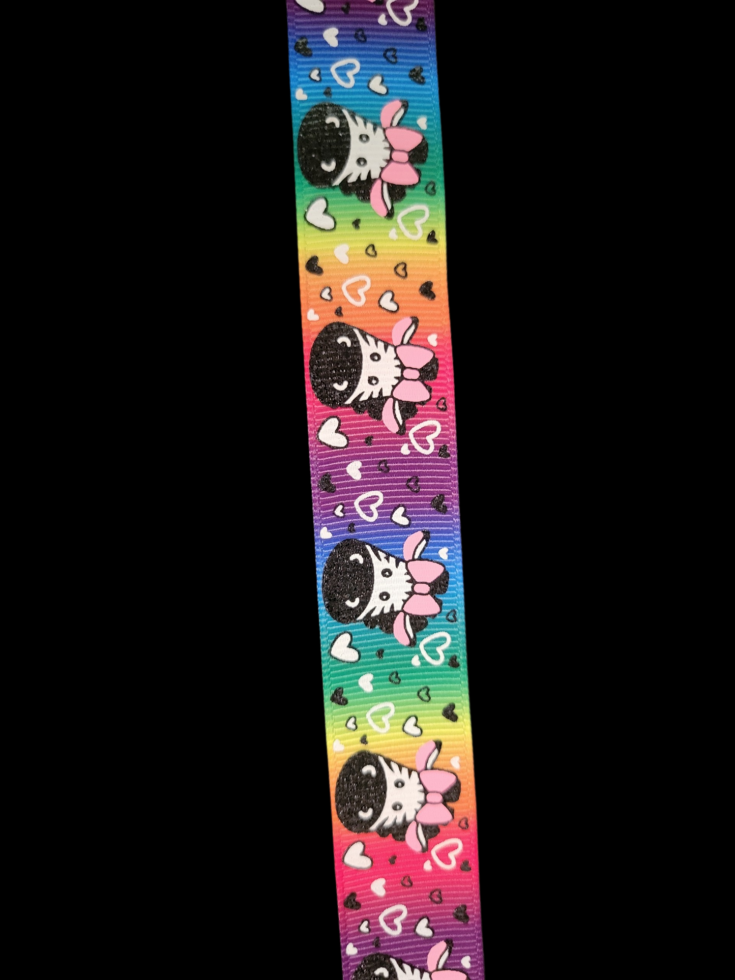 USDR Zebra Head grosgrain ribbon - Sold by the Yard