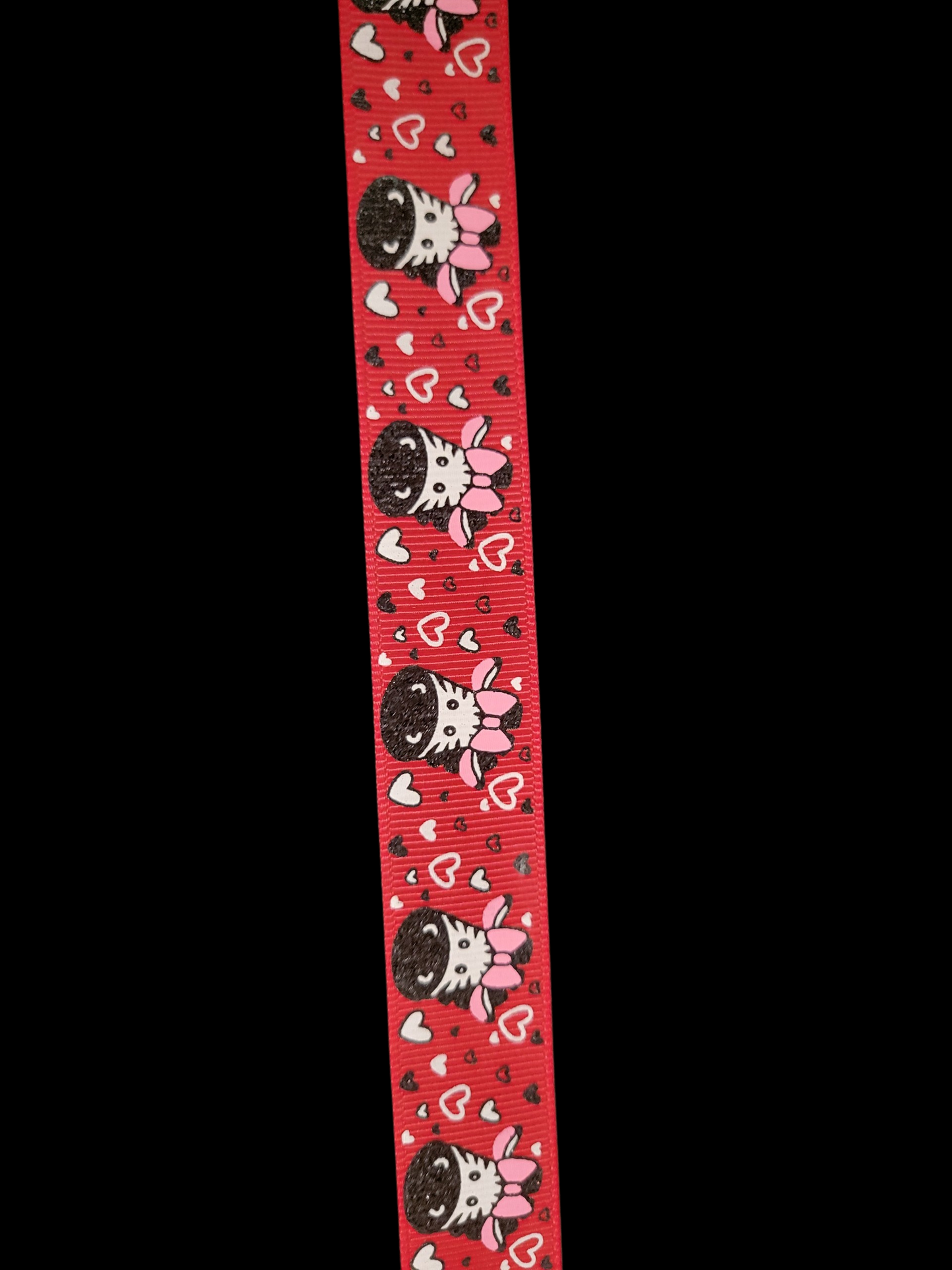 USDR Zebra Head grosgrain ribbon - Sold by the Yard