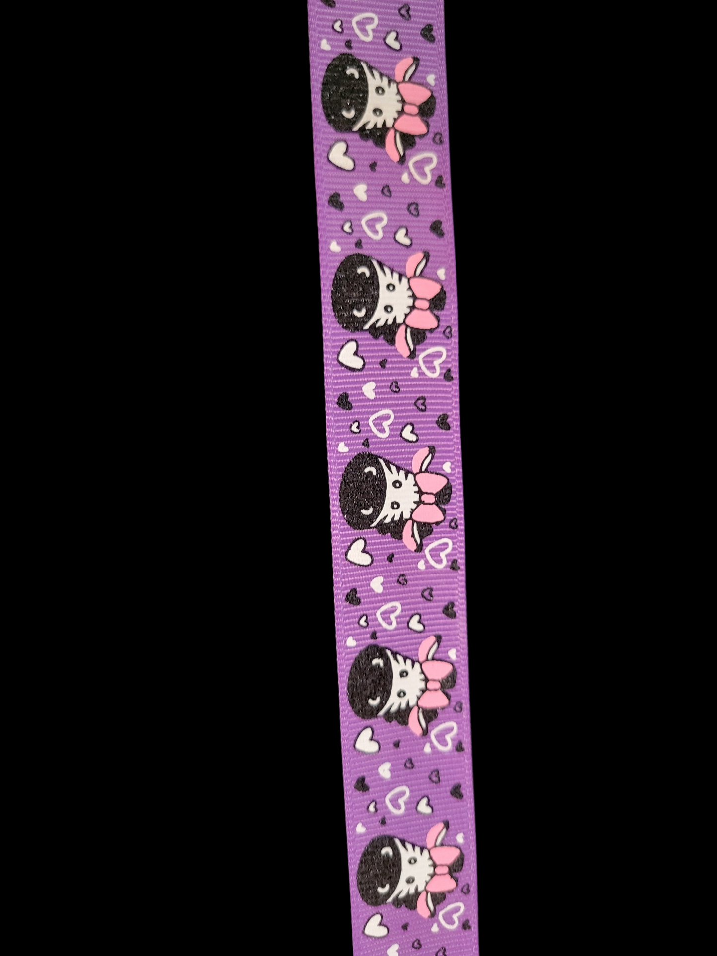 USDR Zebra Head grosgrain ribbon - Sold by the Yard