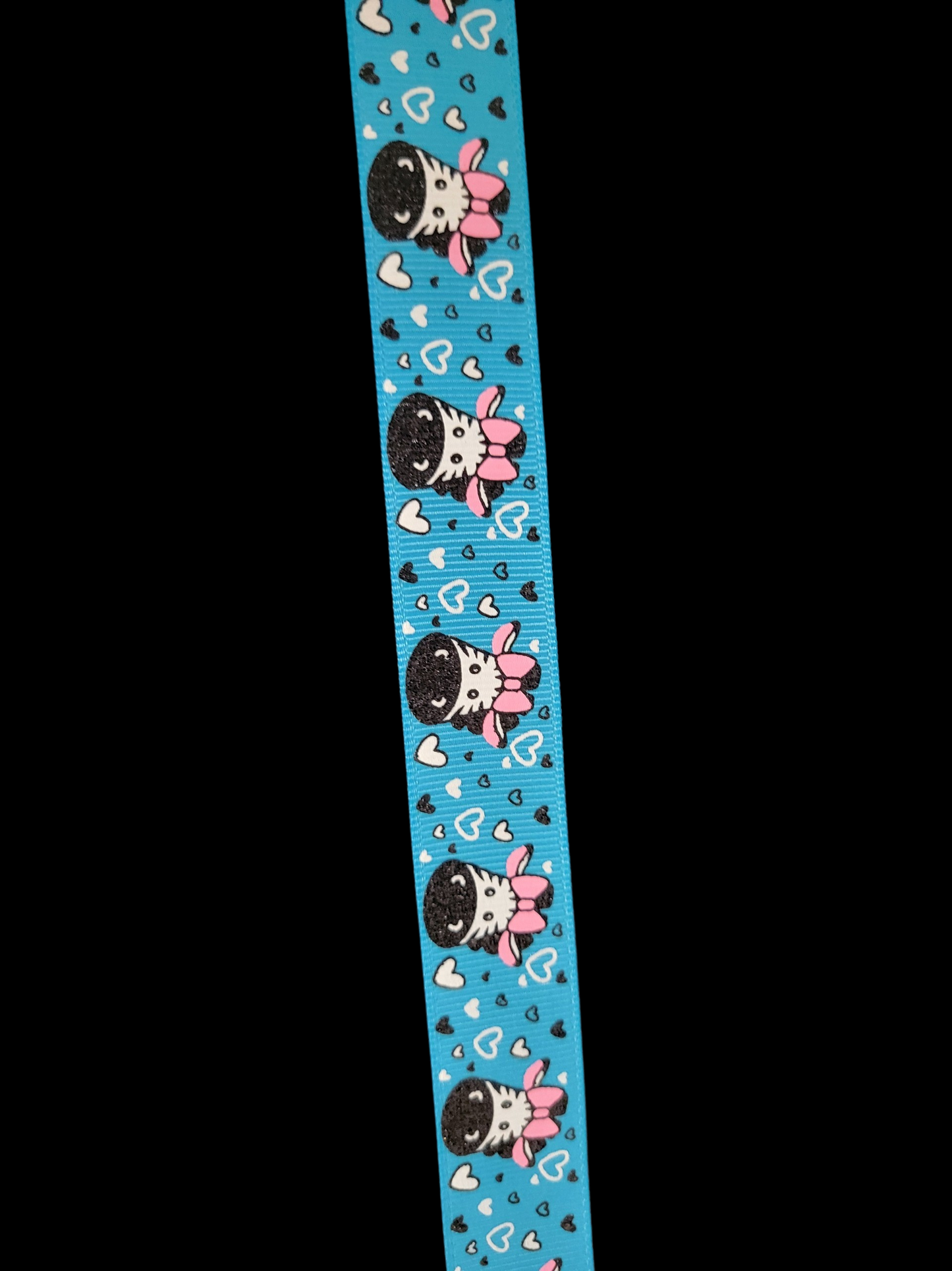 USDR Zebra Head grosgrain ribbon - Sold by the Yard