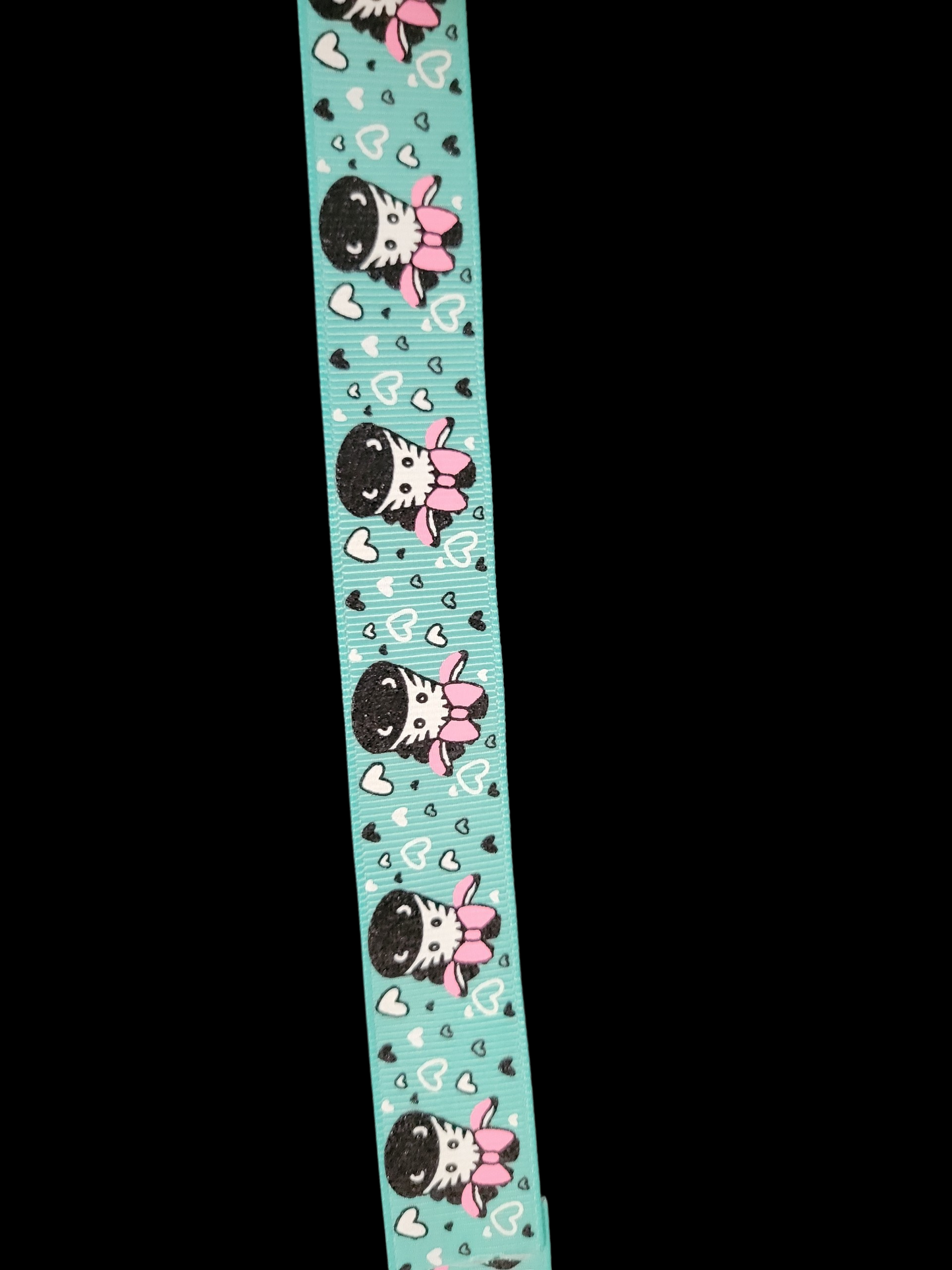 USDR Zebra Head grosgrain ribbon - Sold by the Yard