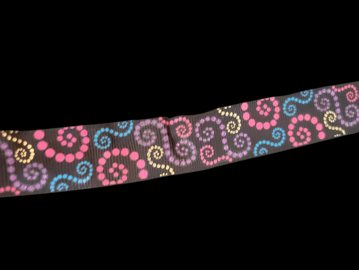 USDR 7/8" Feeling Fancy glitter ribbon Sold by the Yard