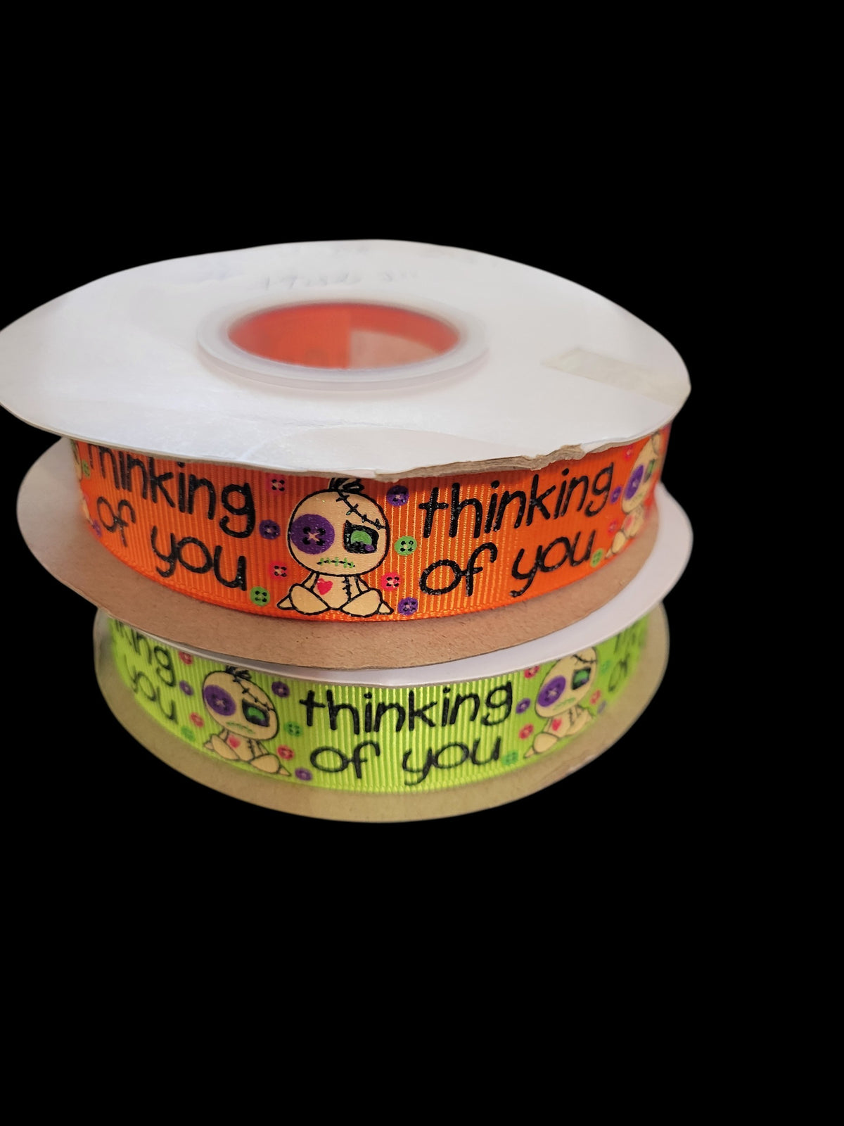USDR Thinking of you grosgrain ribbon - Sold by the Yard
