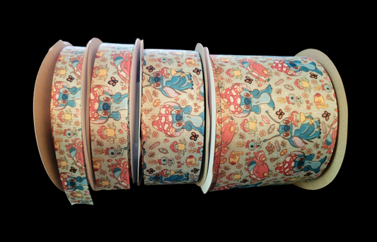 USDR Blue Character Ribbon - Sold by the Yard