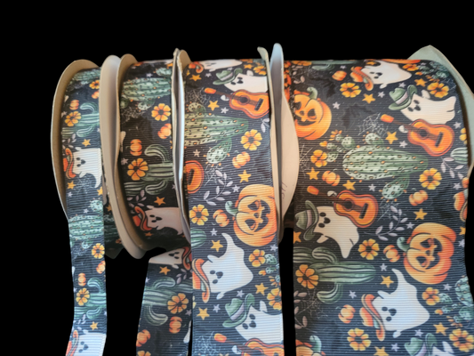 USDR Ghost, cactus, and pumpkins - Sold by the Yard