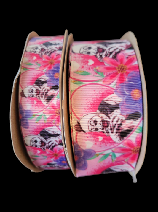 USDR Clown grosgrain ribbon - Sold by the Yard