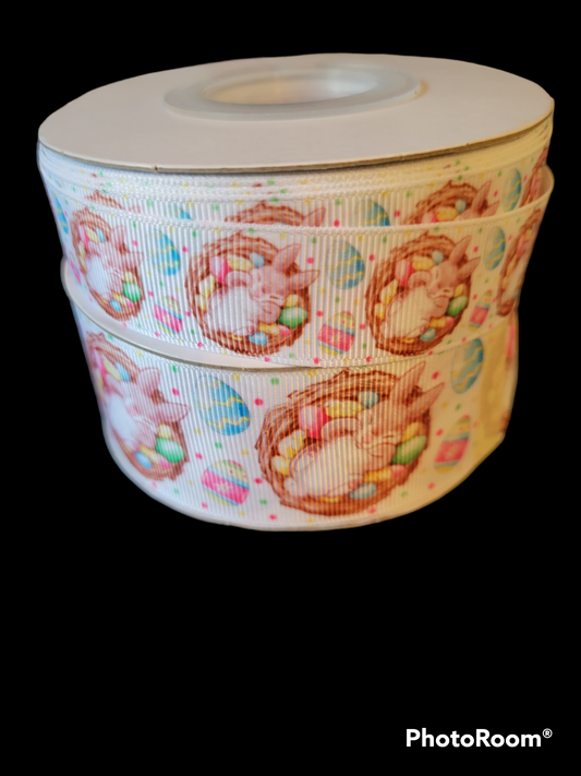 USDR Bunny in a Basket grosgrain ribbon