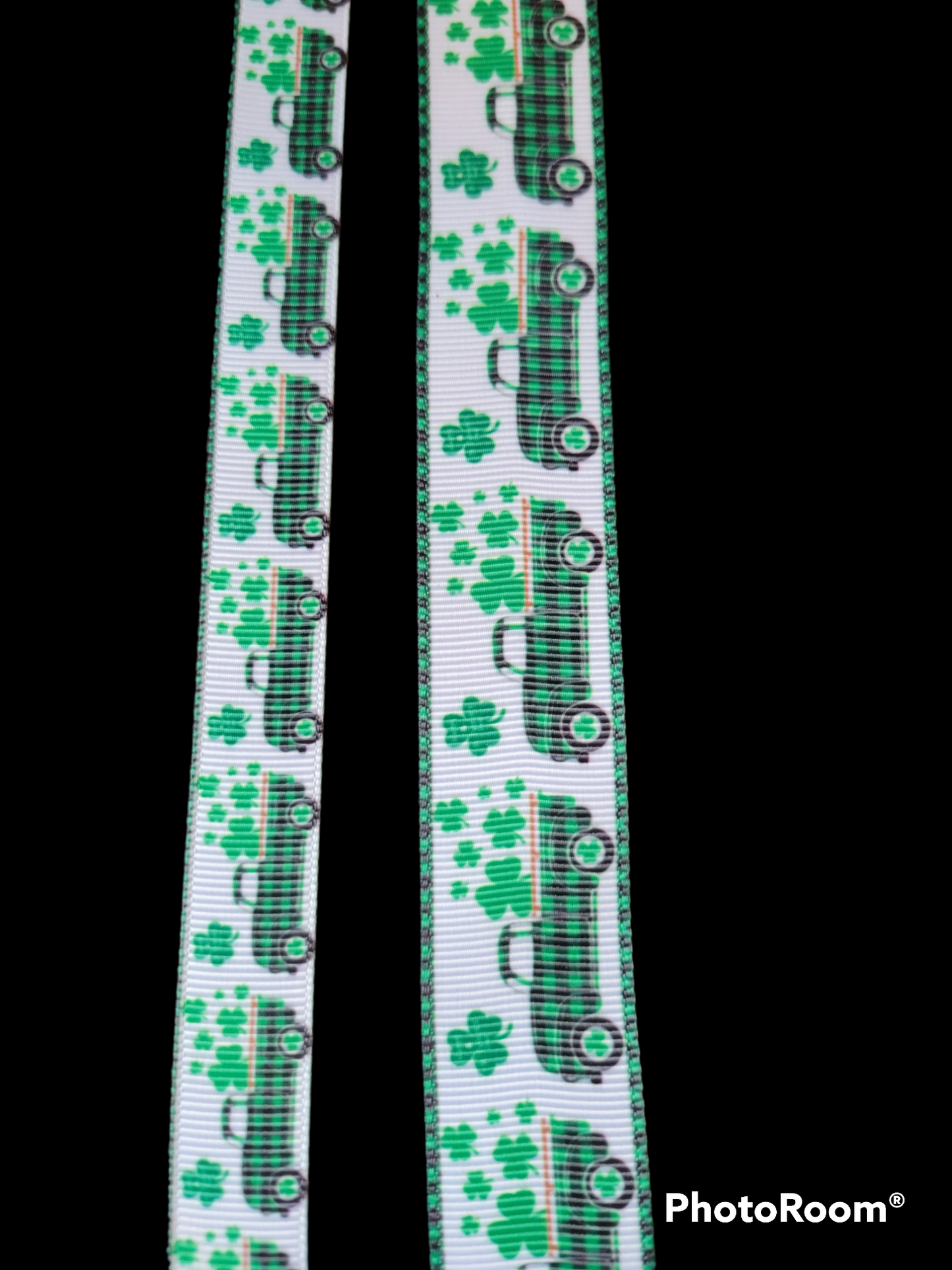 Pickup Truck with Clovers