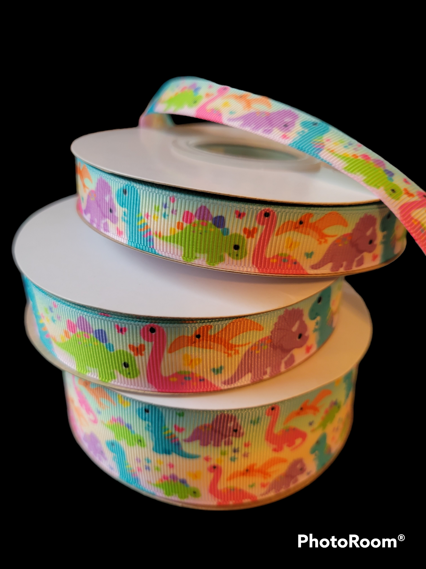 USDR Dinosaur grosgrain ribbon