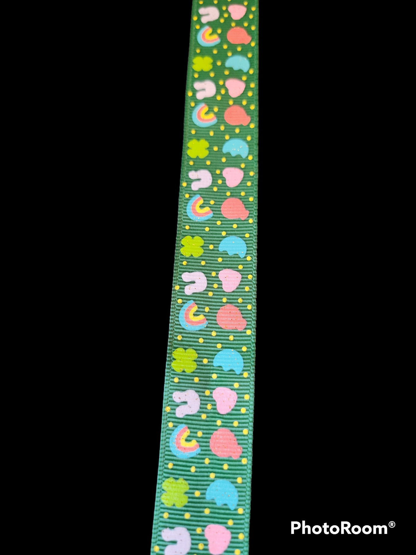 USDR Glittered Lucky Charms grosgrain ribbon