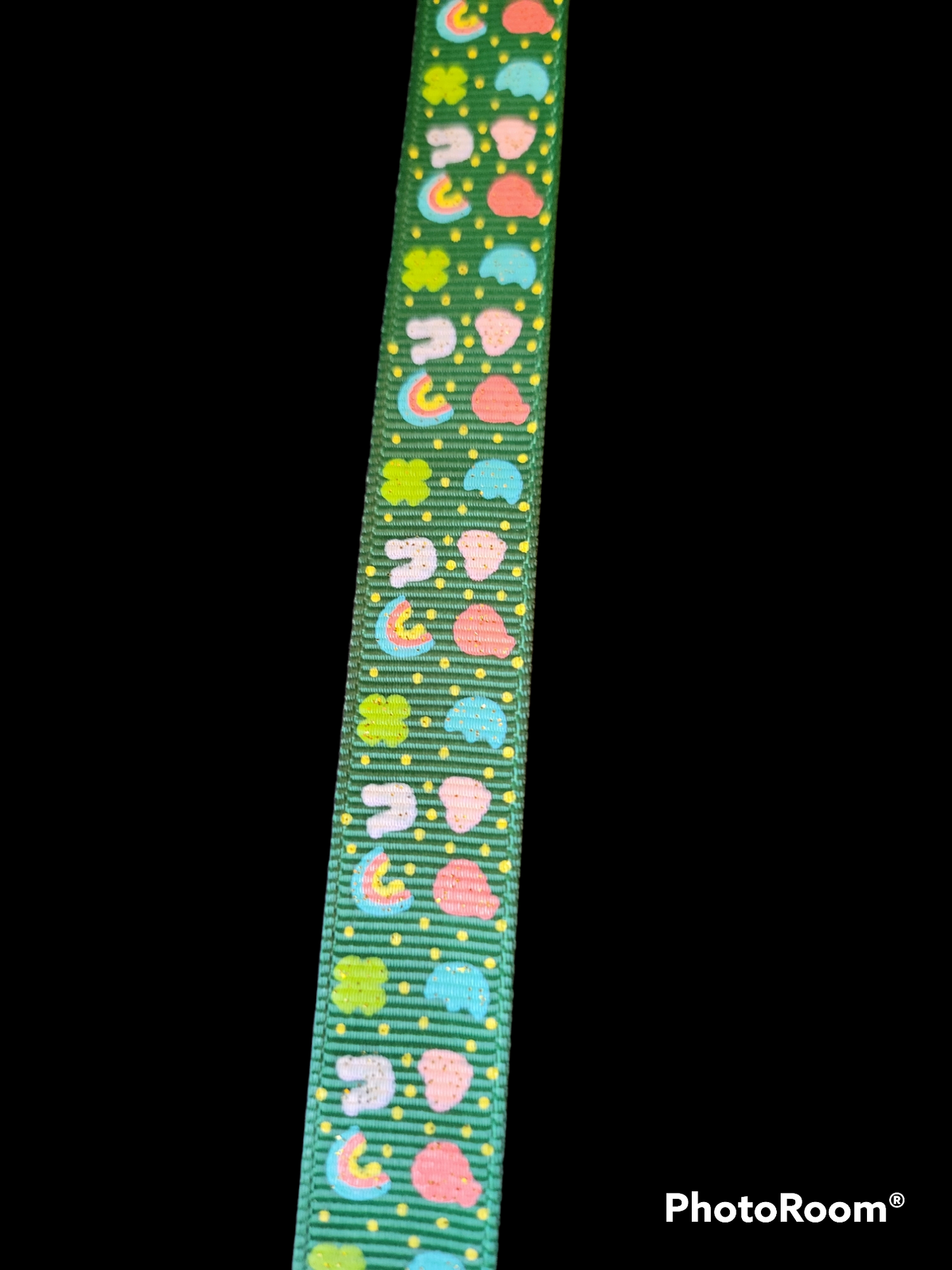 USDR Glittered Lucky Charms grosgrain ribbon