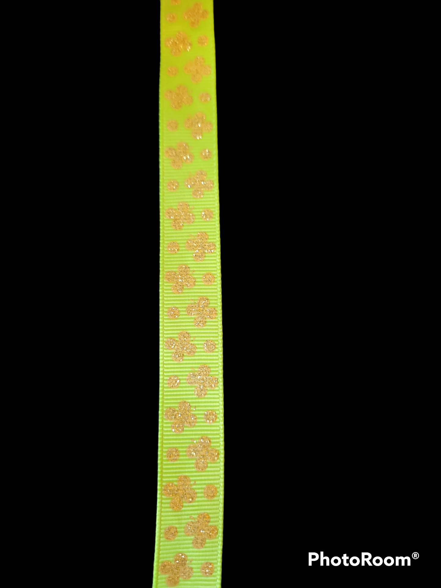 USDR Glittered Clover Ribbon - Sold by the Yard