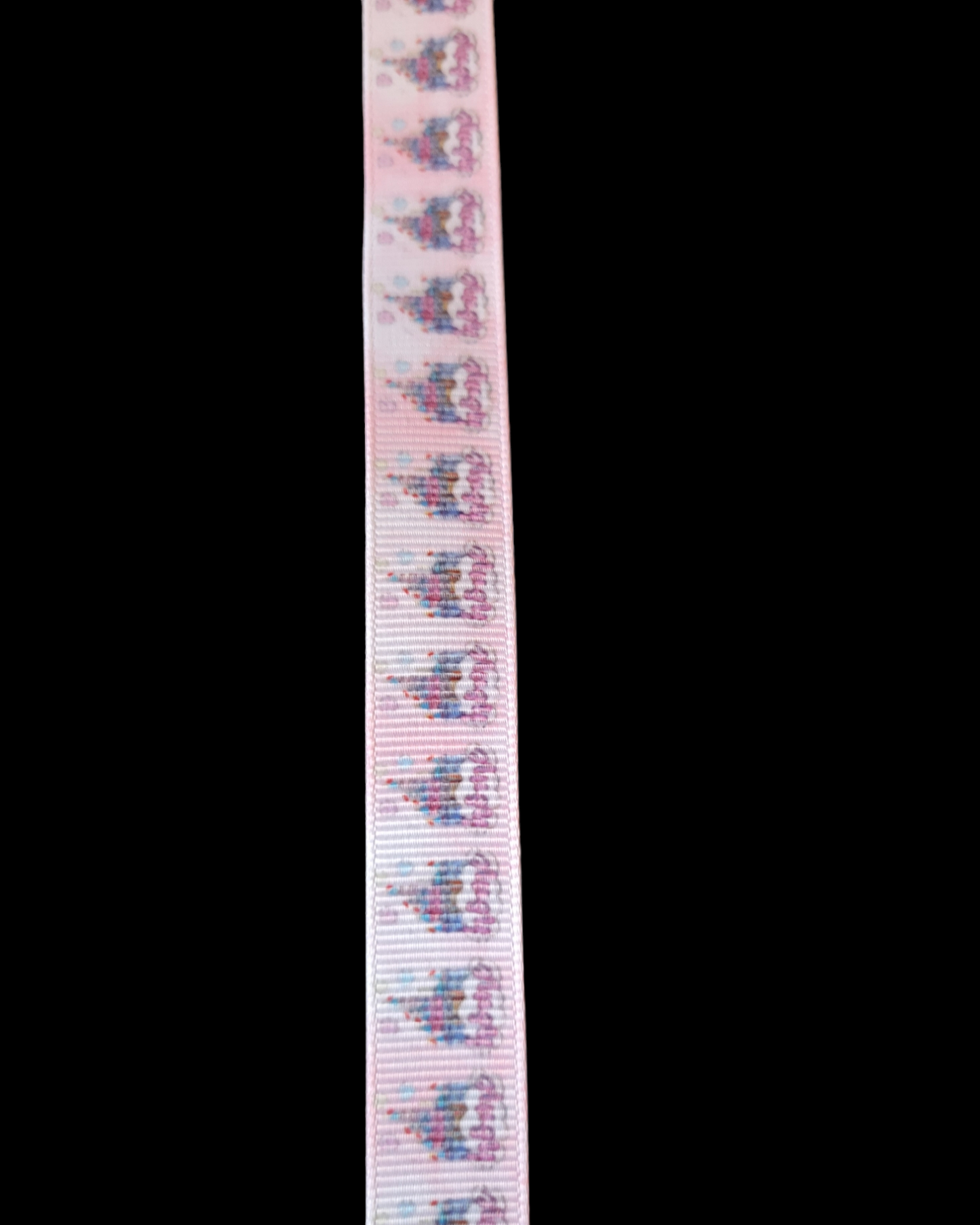 USDR Castles and Snow Globes grosgrain ribbon - Sold by the Yard