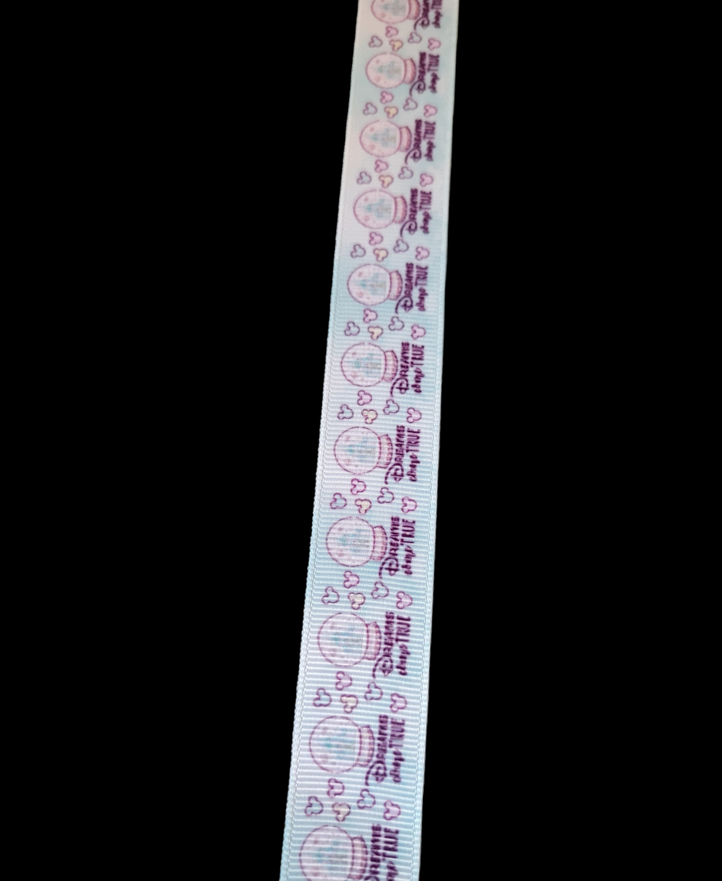 USDR Castles and Snow Globes grosgrain ribbon - Sold by the Yard