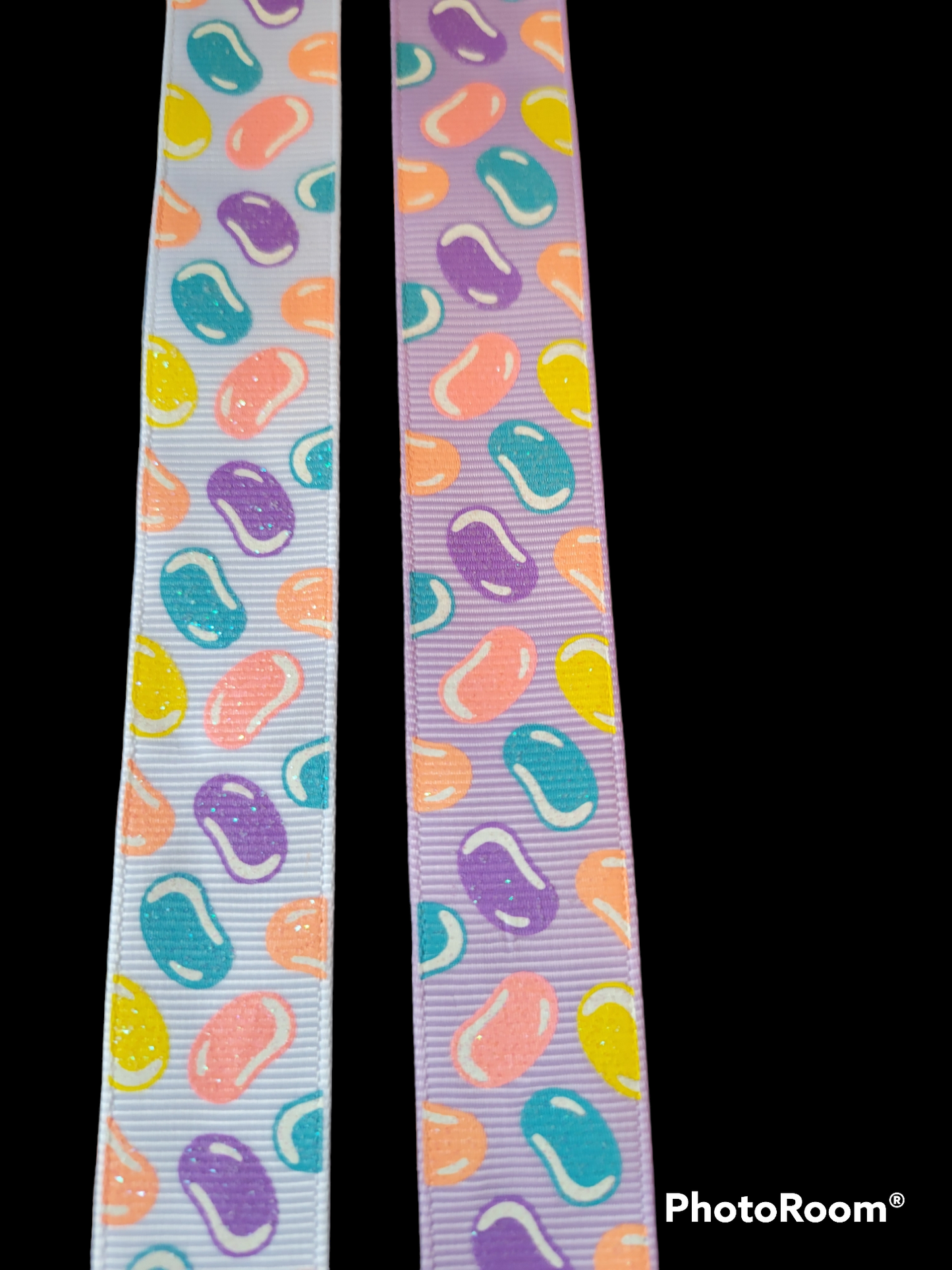 USDR lightly glittered jellybean ribbon - Sold by the Yard