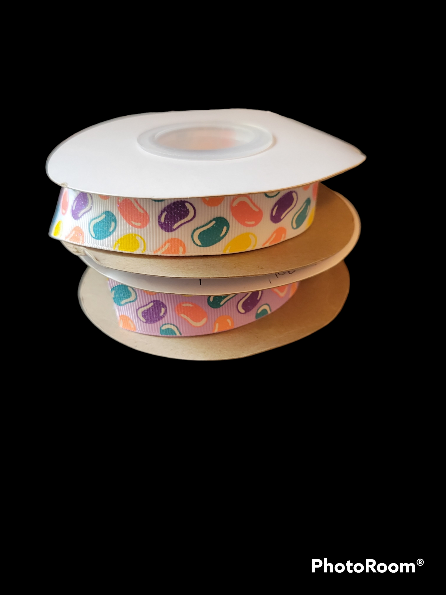 USDR lightly glittered jellybean ribbon - Sold by the Yard