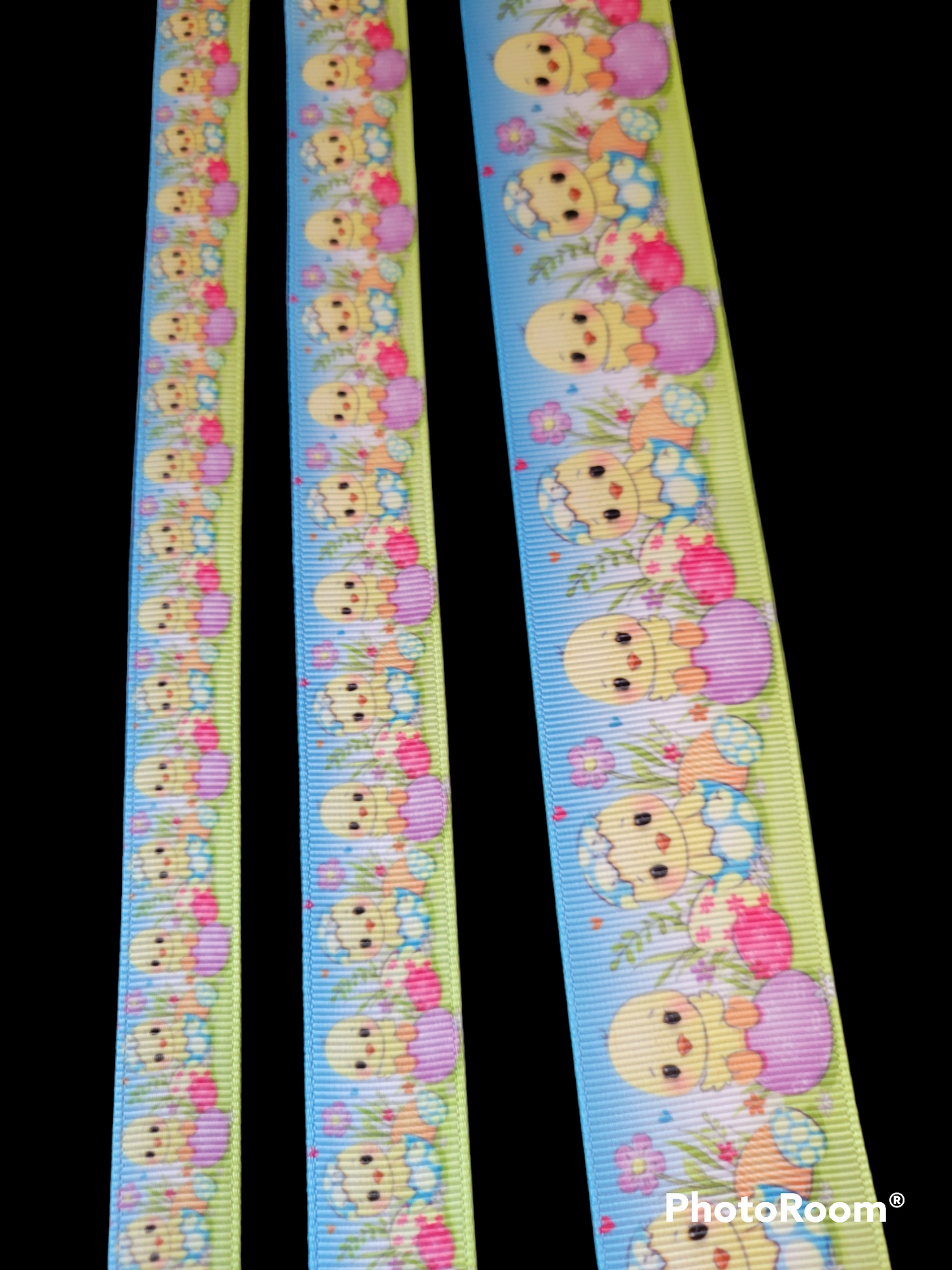 USDR chicks with eggs grosgrain ribbon - Sold by the Yard