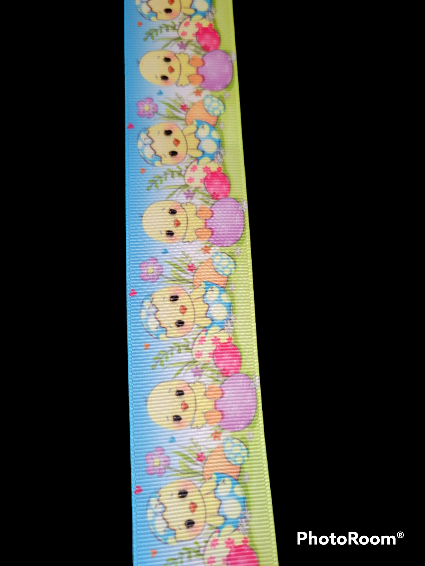 USDR chicks with eggs grosgrain ribbon - Sold by the Yard