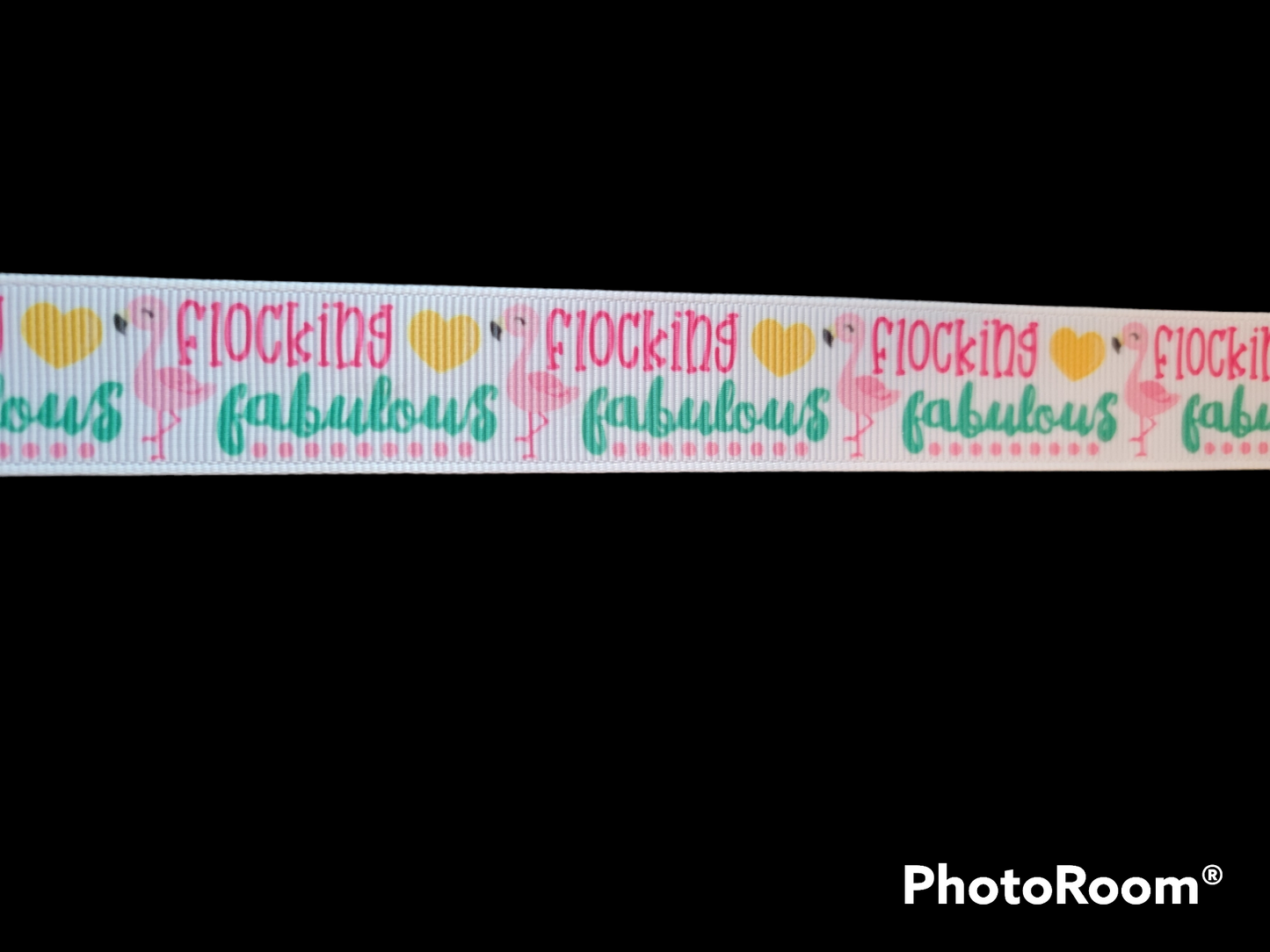 USDR Flocking Fabulous grosgrain ribbon - Sold by the Yard