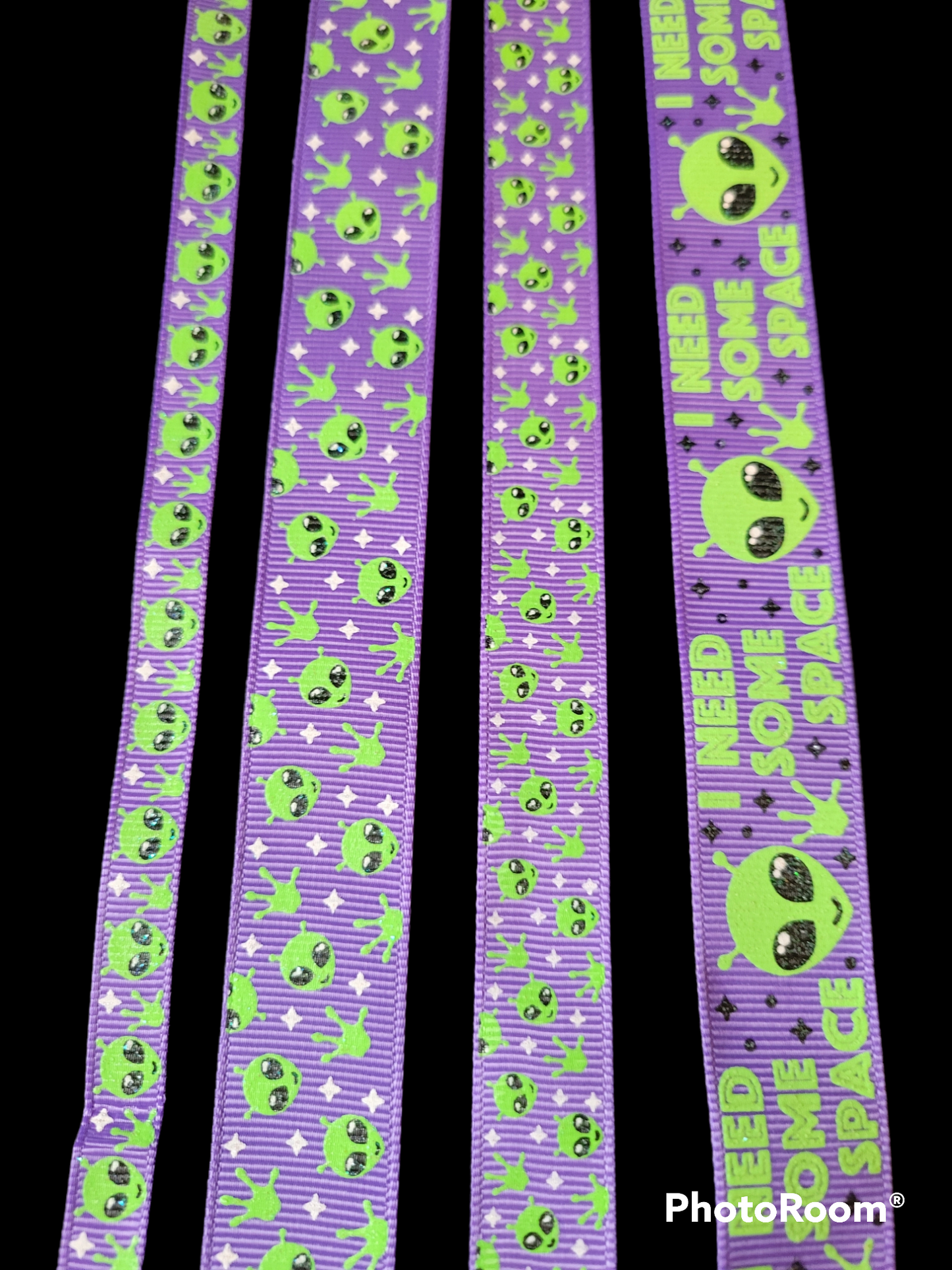 USDR Glittered Alien grosgrain ribbon