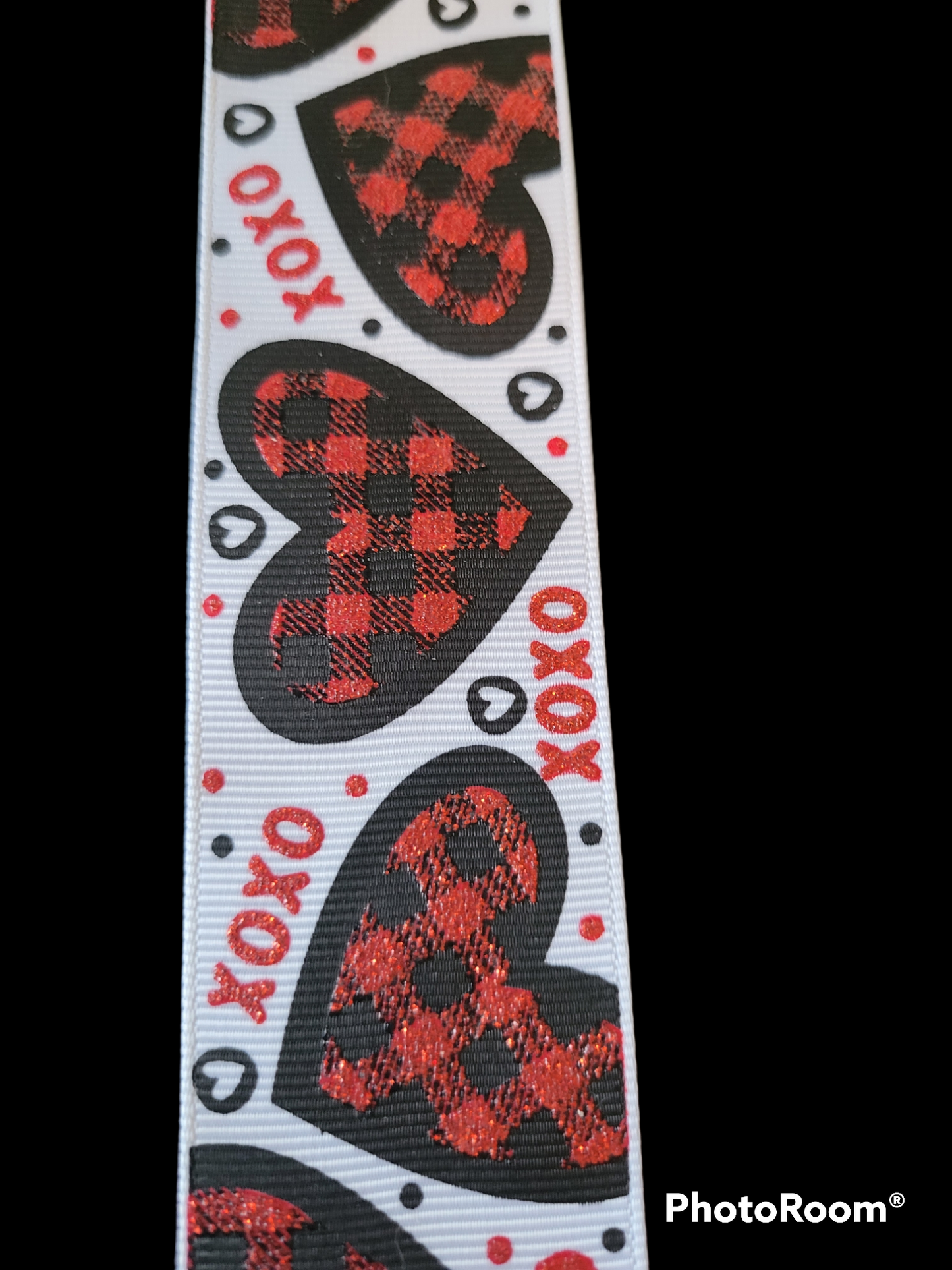 USDR Love You More Hearts ribbon