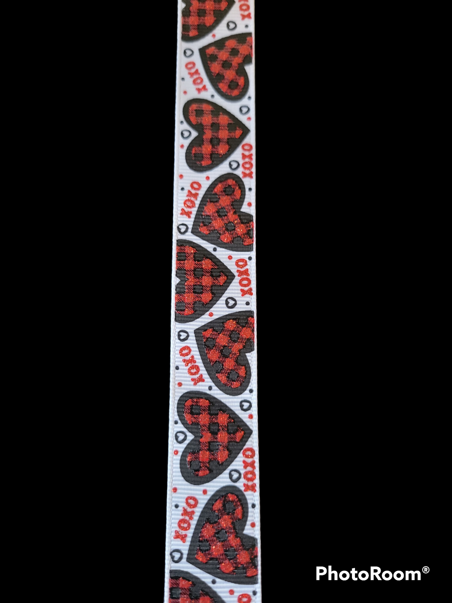 USDR Love You More Hearts ribbon