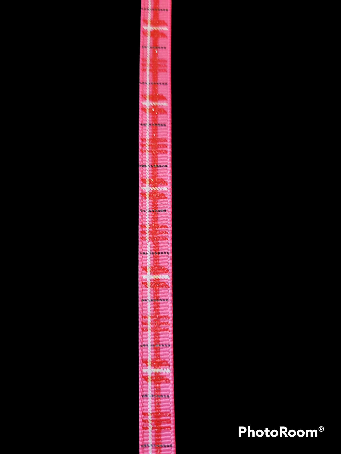 USDR lightly glittered pink plaid